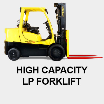 High capacity rental forklift